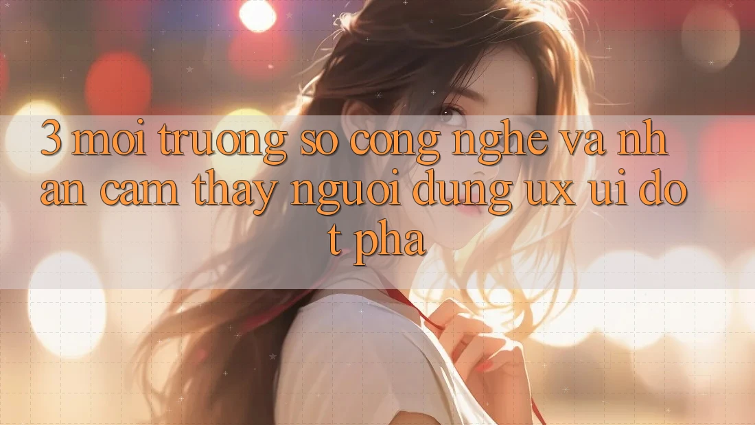 3. Môi trường số Công Nghệ Và Nhận cảm thấy Người Dùng (UX/UI) Đột Phá
