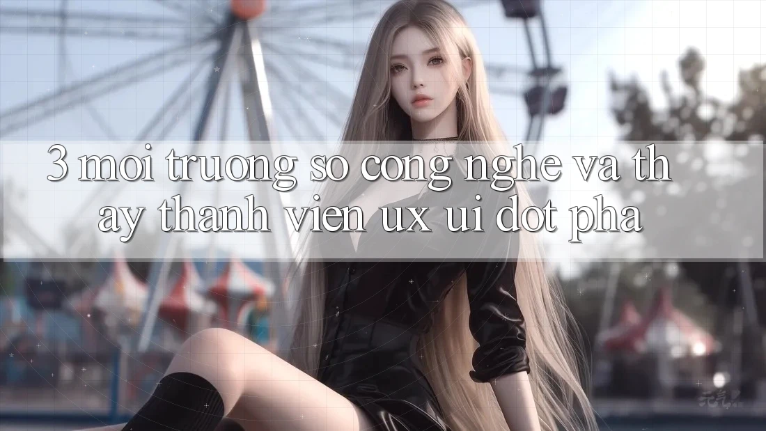 3. Môi trường số Công Nghệ Và Thấy Thành viên (UX/UI) Đột Phá 3. Môi trường số Công Nghệ Và Thấy Thành viên (UX/UI) Đột Phá