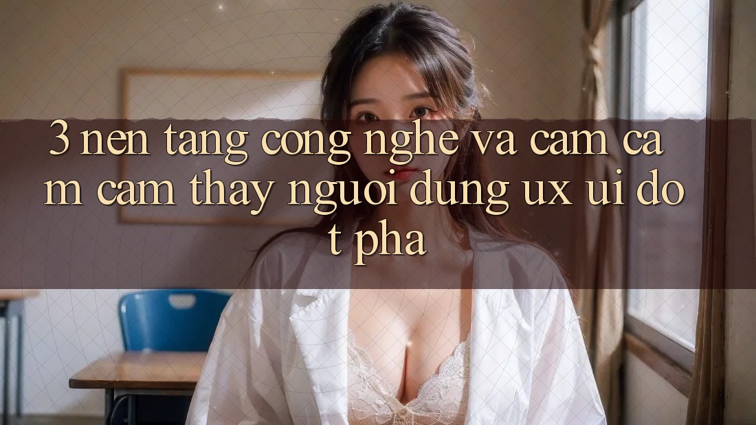 3. Nền Tảng Công Nghệ Và Cảm cảm cảm thấy Người Dùng (UX/UI) Đột Phá