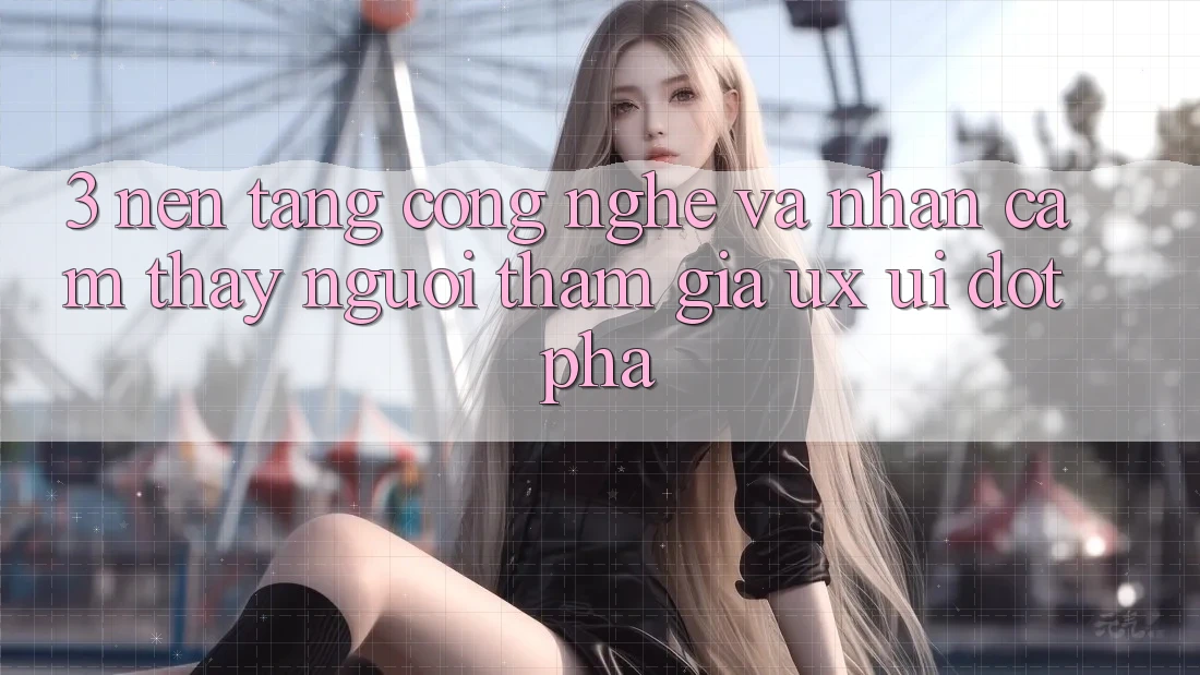 3. Nền Tảng Công Nghệ Và Nhận cảm thấy Người tham gia (UX/UI) Đột Phá