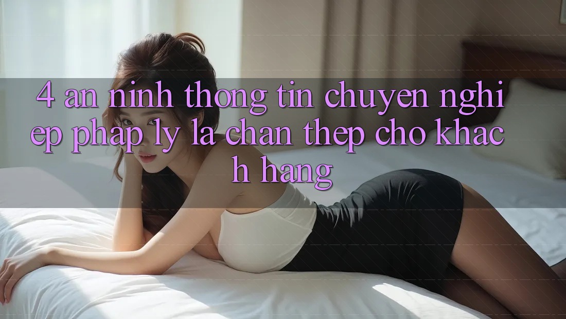 4. An ninh Thông Tin & Chuyên nghiệp Pháp Lý: Lá Chắn Thép Cho Khách hàng
