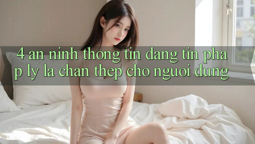 4. An ninh Thông Tin & Đáng tin Pháp Lý: Lá Chắn Thép Cho Người dùng