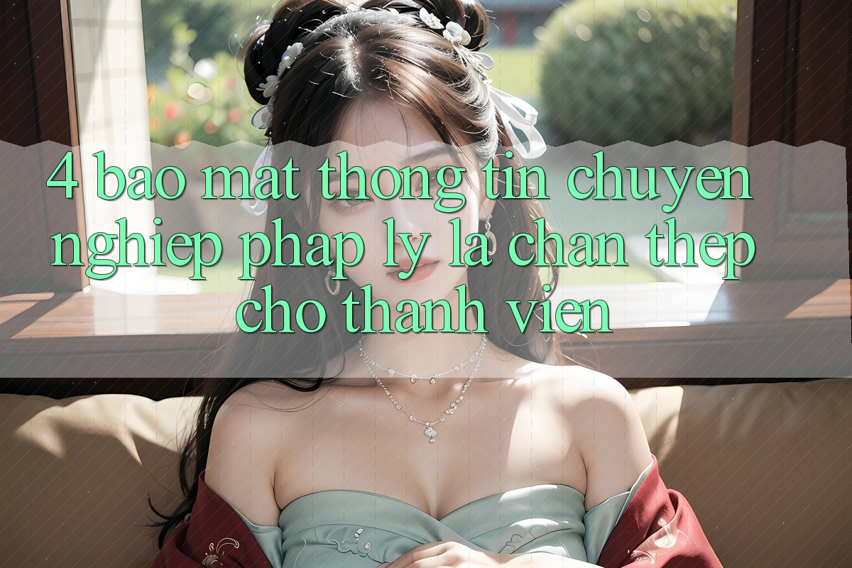 4. Bảo Mật Thông Tin & Chuyên nghiệp Pháp Lý: Lá Chắn Thép Cho Thành viên