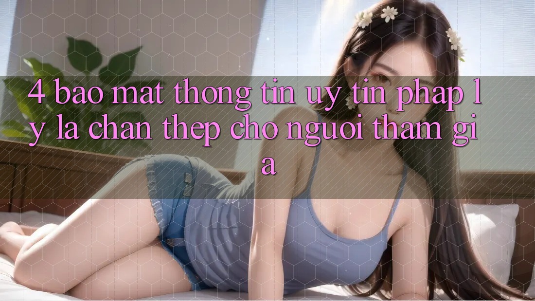 4. Bảo Mật Thông Tin & Uy Tín Pháp Lý: Lá Chắn Thép Cho Người tham gia