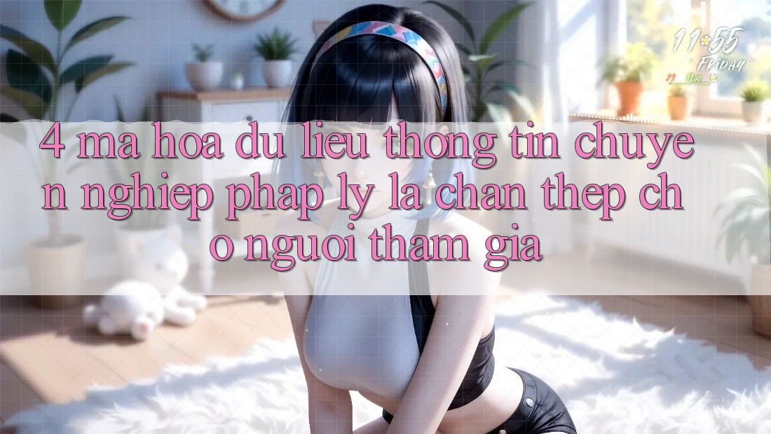 4. Mã hóa dữ liệu Thông Tin & Chuyên nghiệp Pháp Lý: Lá Chắn Thép Cho Người tham gia