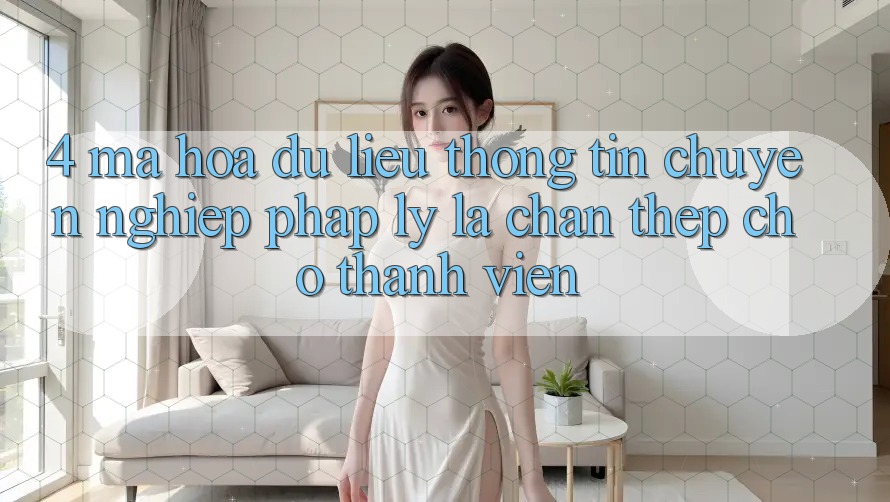 4. Mã hóa dữ liệu Thông Tin & Chuyên nghiệp Pháp Lý: Lá Chắn Thép Cho Thành viên