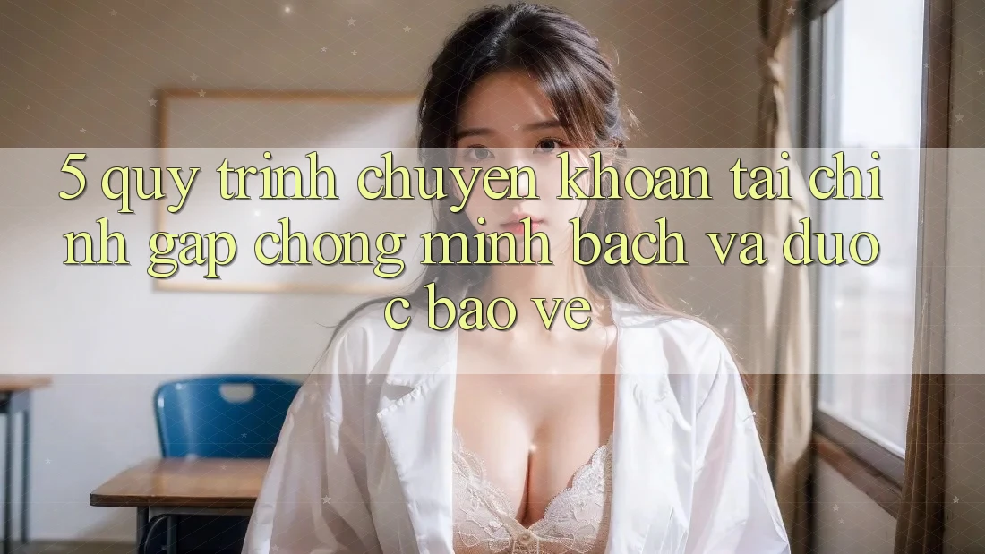 5. Quy Trình Chuyển khoản Tài Chính: Gấp Chóng, Minh Bạch Và Được bảo vệ