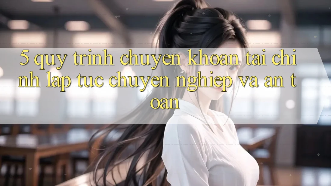 5. Quy Trình Chuyển khoản Tài Chính: Lập tức, Chuyên nghiệp Và An Toàn