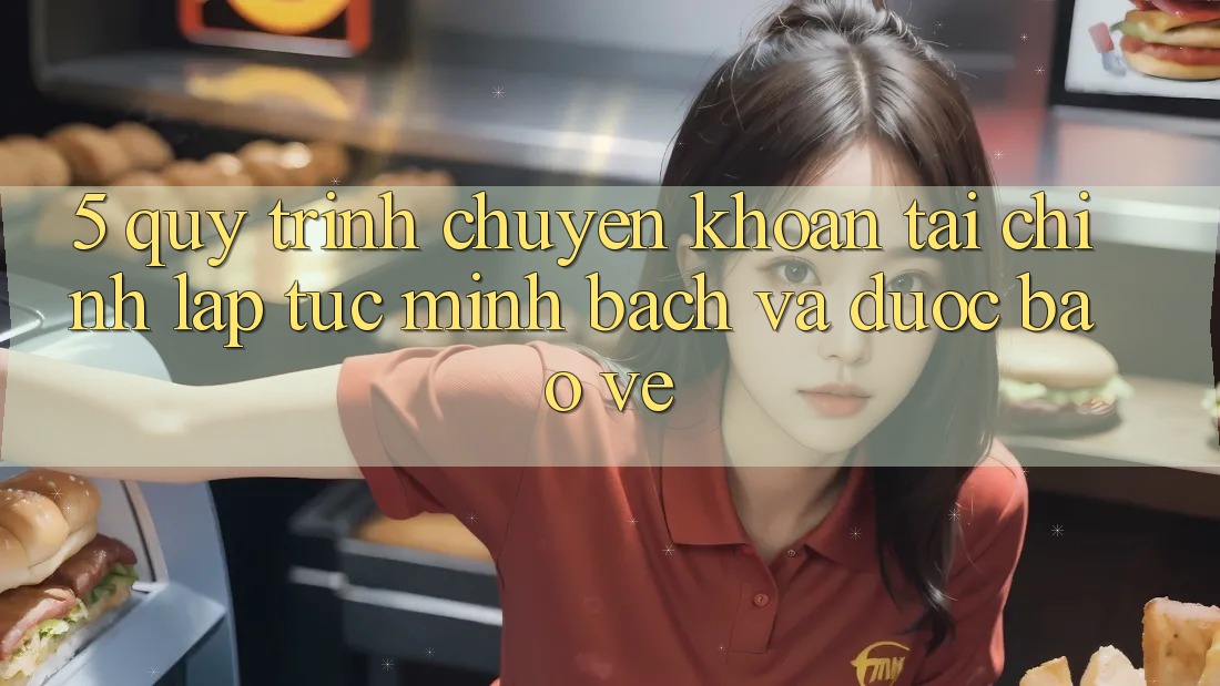 5. Quy Trình Chuyển khoản Tài Chính: Lập tức, Minh Bạch Và Được bảo vệ 5. Quy Trình Chuyển khoản Tài Chính: Lập tức, Minh Bạch Và Được bảo vệ
