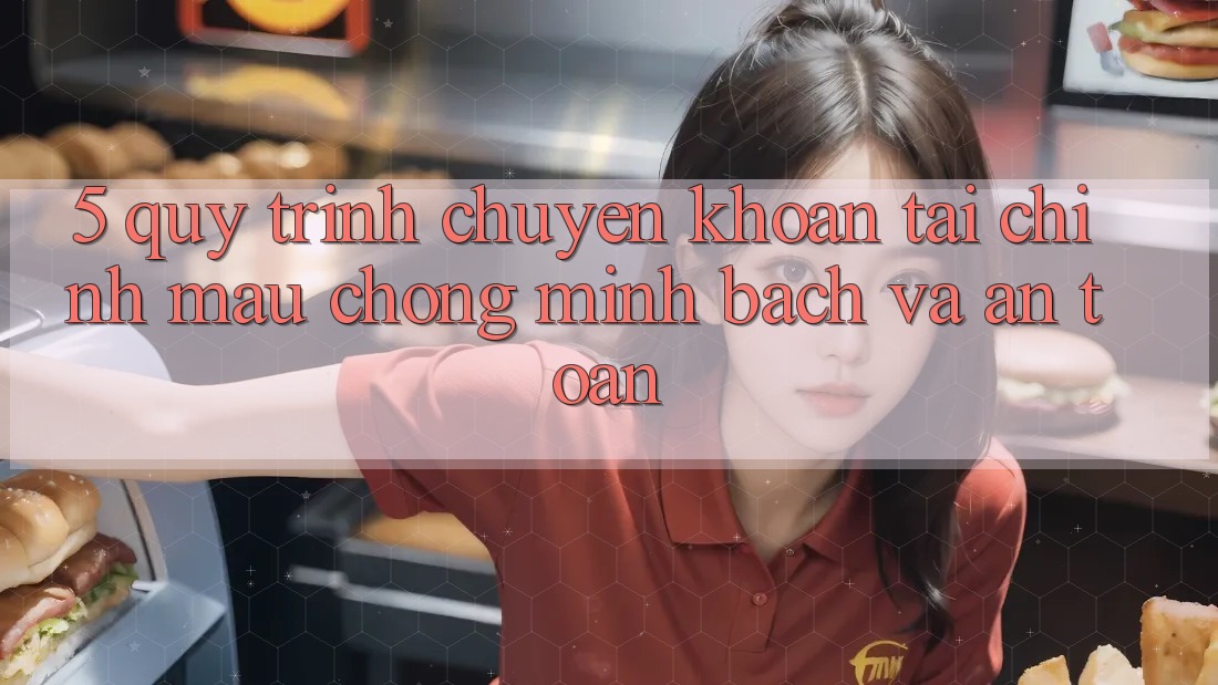 5. Quy Trình Chuyển khoản Tài Chính: Mau Chóng, Minh Bạch Và An Toàn
