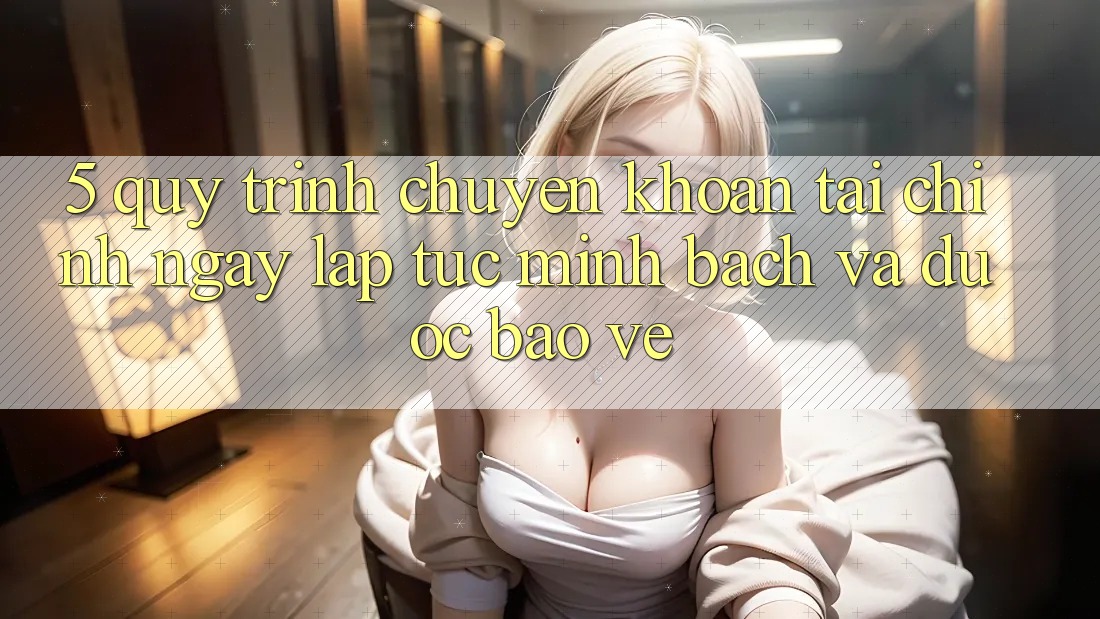 5. Quy Trình Chuyển khoản Tài Chính: Ngay lập tức, Minh Bạch Và Được bảo vệ