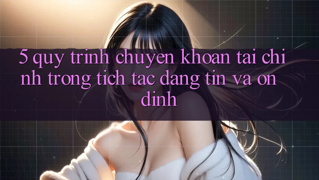 5. Quy Trình Chuyển khoản Tài Chính: Trong tích tắc, Đáng tin Và Ổn định