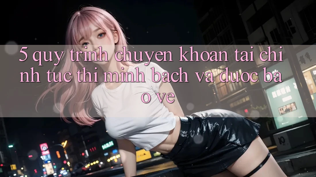 5. Quy Trình Chuyển khoản Tài Chính: Tức thì, Minh Bạch Và Được bảo vệ