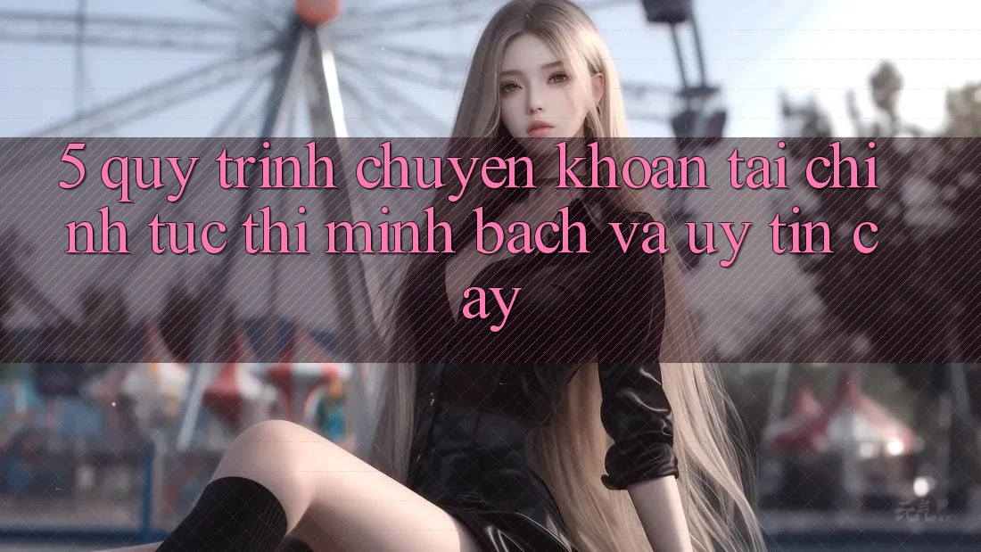 5. Quy Trình Chuyển khoản Tài Chính: Tức thì, Minh Bạch Và Uy tín cậy