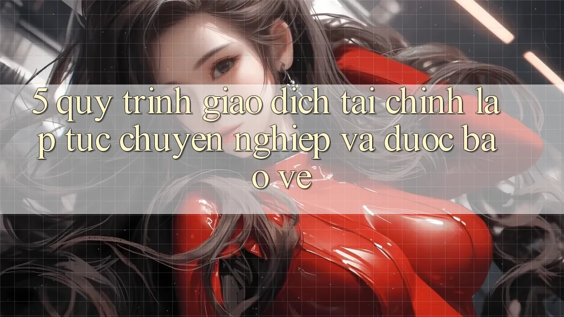 5. Quy Trình Giao Dịch Tài Chính: Lập tức, Chuyên nghiệp Và Được bảo vệ
