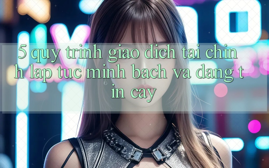 5. Quy Trình Giao Dịch Tài Chính: Lập tức, Minh Bạch Và Đáng tin cậy 5. Quy Trình Giao Dịch Tài Chính: Lập tức, Minh Bạch Và Đáng tin cậy