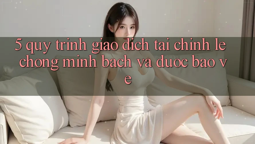 5. Quy Trình Giao Dịch Tài Chính: Lẹ Chóng, Minh Bạch Và Được bảo vệ 5. Quy Trình Giao Dịch Tài Chính: Lẹ Chóng, Minh Bạch Và Được bảo vệ