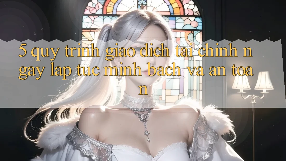 5. Quy Trình Giao Dịch Tài Chính: Ngay lập tức, Minh Bạch Và An Toàn 5. Quy Trình Giao Dịch Tài Chính: Ngay lập tức, Minh Bạch Và An Toàn