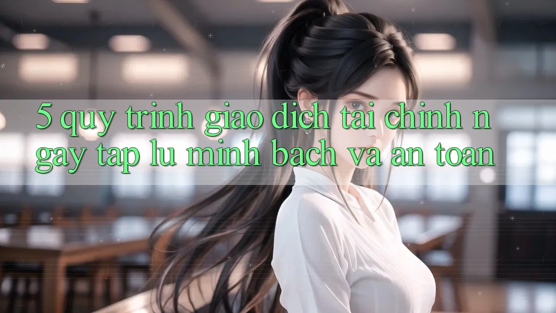 5. Quy Trình Giao Dịch Tài Chính: Ngay tắp lự, Minh Bạch Và An Toàn 5. Quy Trình Giao Dịch Tài Chính: Ngay tắp lự, Minh Bạch Và An Toàn