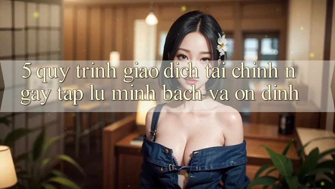 5. Quy Trình Giao Dịch Tài Chính: Ngay tắp lự, Minh Bạch Và Ổn định