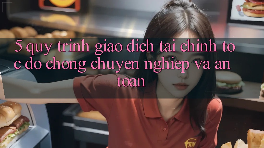 5. Quy Trình Giao Dịch Tài Chính: Tốc độ Chóng, Chuyên nghiệp Và An Toàn