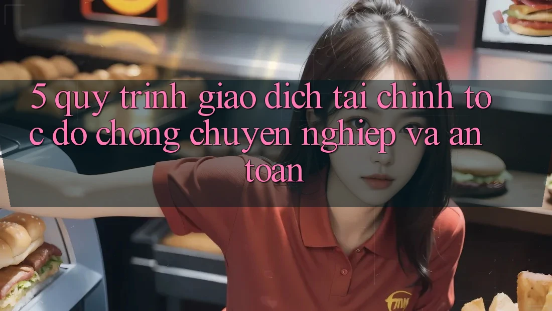 5. Quy Trình Giao Dịch Tài Chính: Tốc độ Chóng, Chuyên nghiệp Và An Toàn