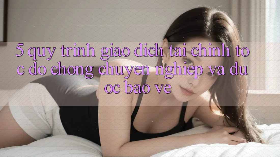 5. Quy Trình Giao Dịch Tài Chính: Tốc độ Chóng, Chuyên nghiệp Và Được bảo vệ