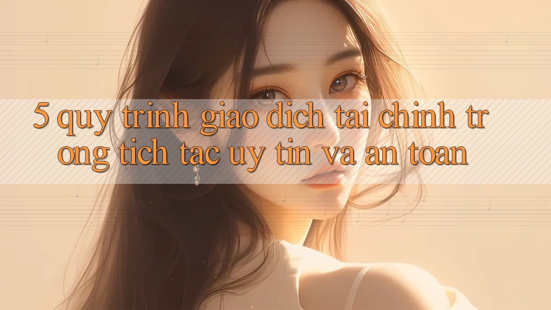 5. Quy Trình Giao Dịch Tài Chính: Trong tích tắc, Uy tín Và An Toàn 5. Quy Trình Giao Dịch Tài Chính: Trong tích tắc, Uy tín Và An Toàn