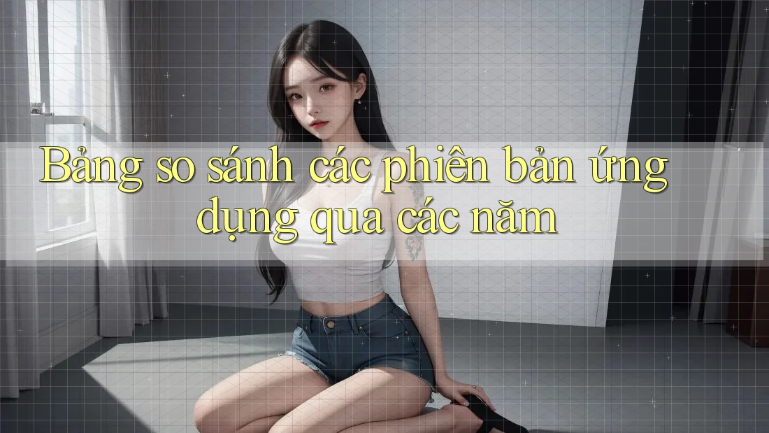 Bảng so sánh các phiên bản ứng dụng qua các năm