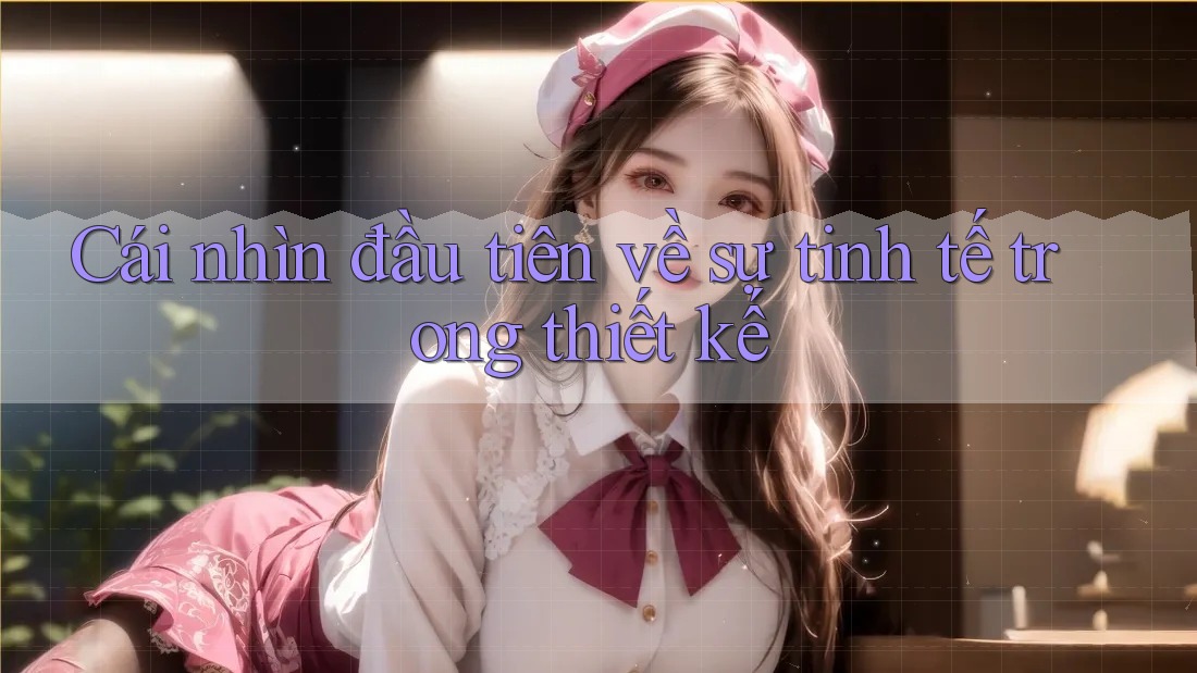Cái nhìn đầu tiên về sự tinh tế trong thiết kế Cái nhìn đầu tiên về sự tinh tế trong thiết kế