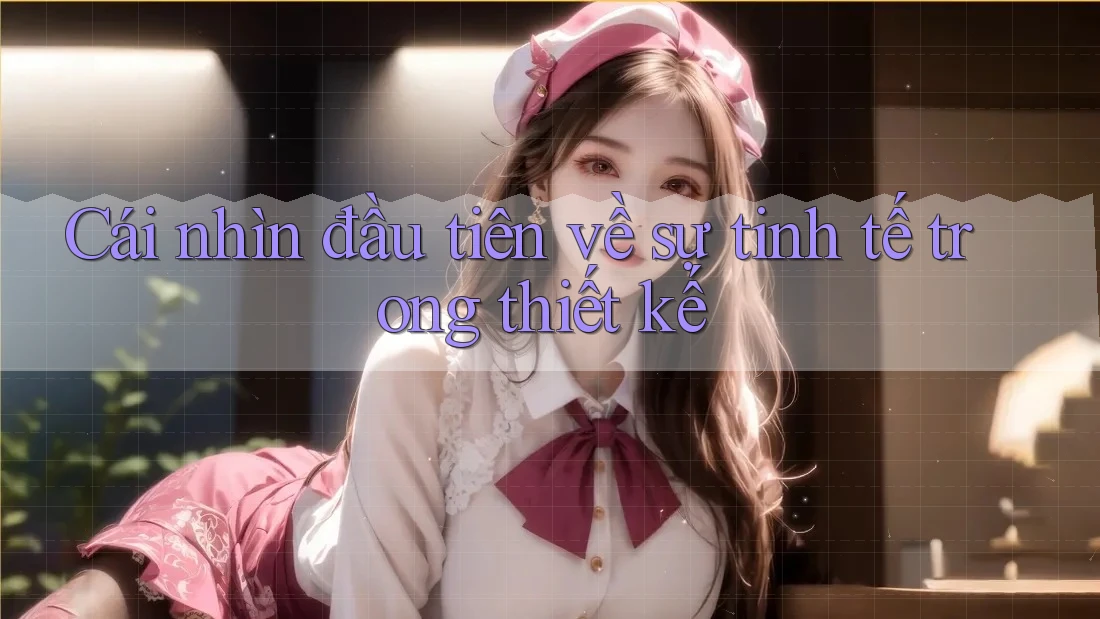 Cái nhìn đầu tiên về sự tinh tế trong thiết kế