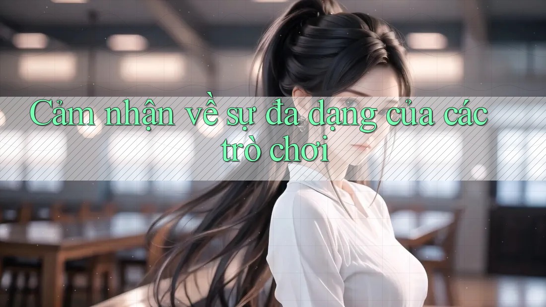Cảm nhận về sự đa dạng của các trò chơi