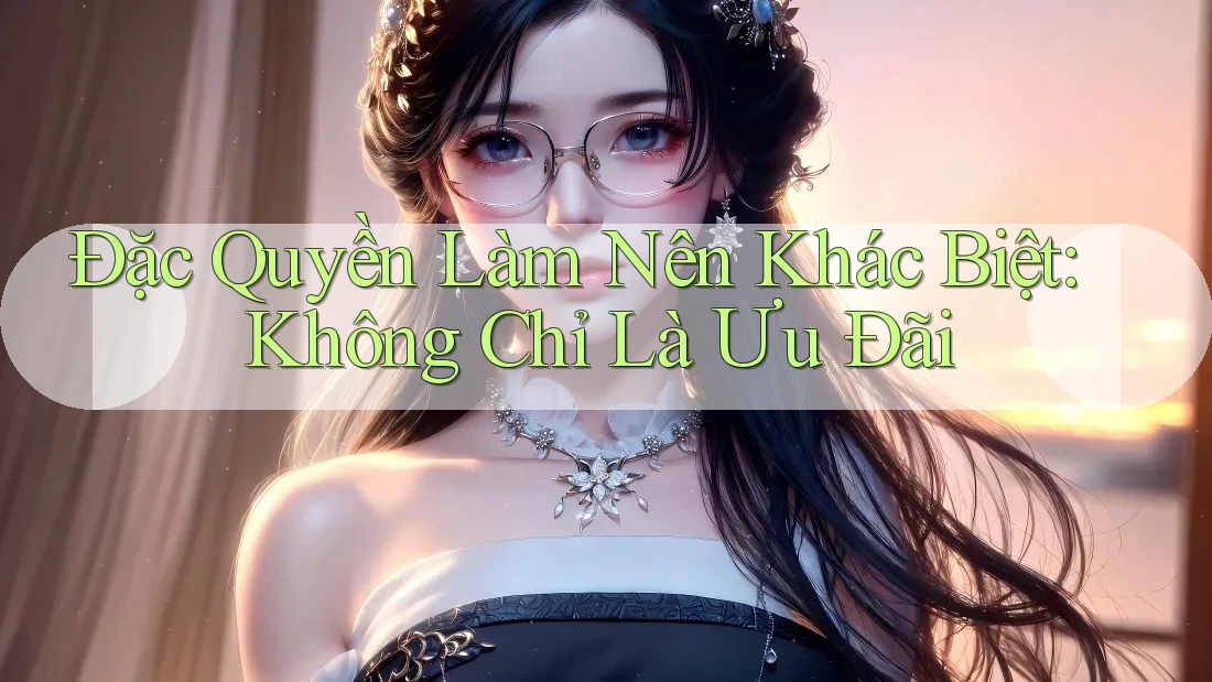Đặc Quyền Làm Nên Khác Biệt: Không Chỉ Là Ưu Đãi Đặc Quyền Làm Nên Khác Biệt: Không Chỉ Là Ưu Đãi