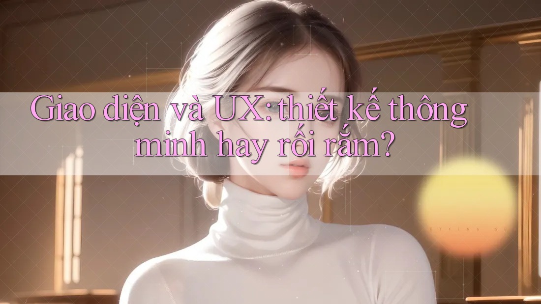 Giao diện và UX: thiết kế thông minh hay rối rắm?