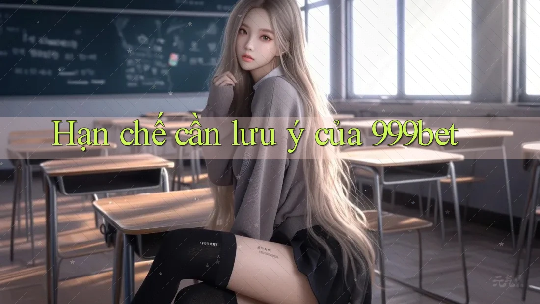 Hạn chế cần lưu ý của 999bet