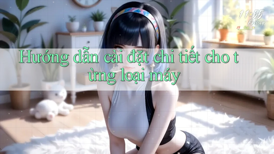 Hướng dẫn cài đặt chi tiết cho từng loại máy