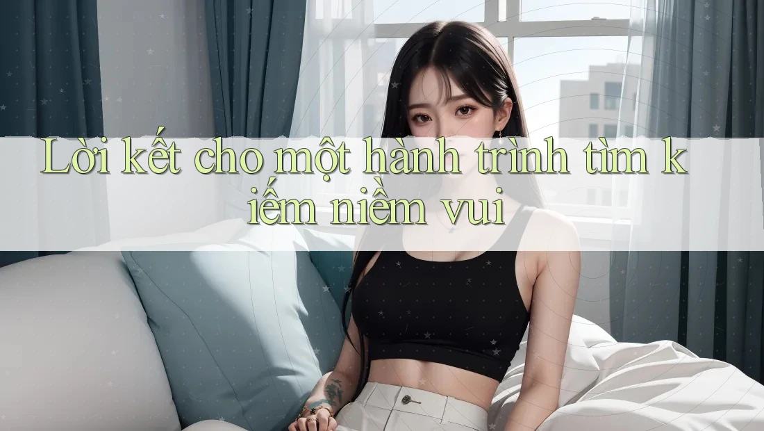 Lời kết cho một hành trình tìm kiếm niềm vui