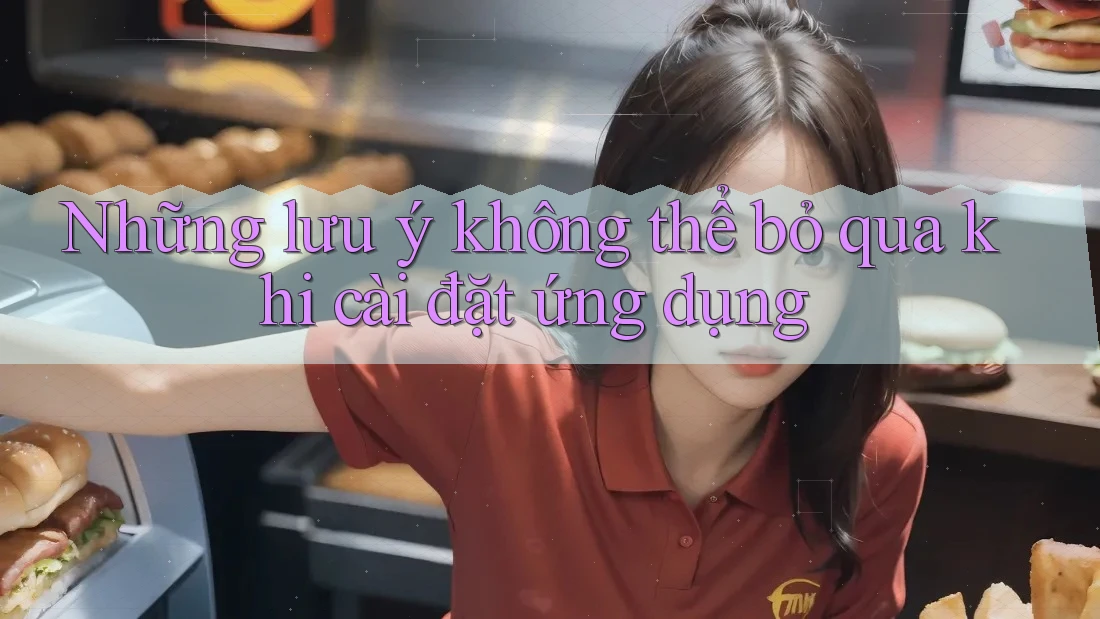 Những lưu ý không thể bỏ qua khi cài đặt ứng dụng