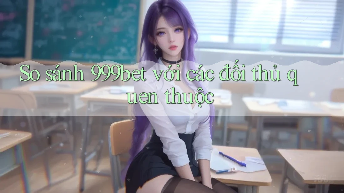 So sánh 999bet với các đối thủ quen thuộc