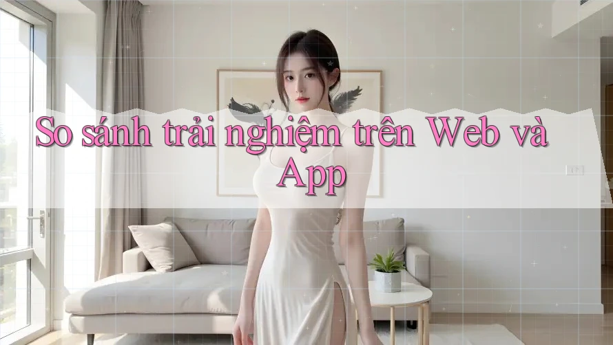 So sánh trải nghiệm trên Web và App