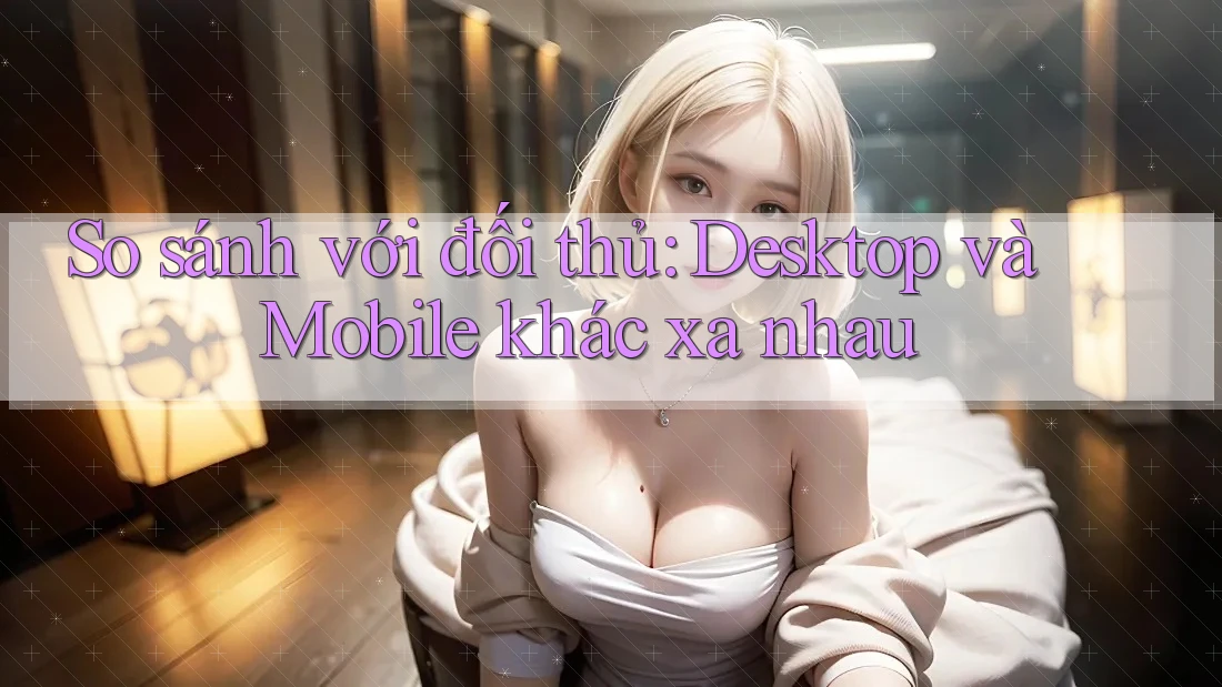 So sánh với đối thủ: Desktop và Mobile khác xa nhau