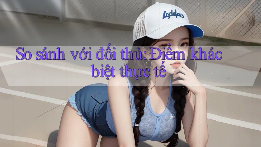 So sánh với đối thủ: Điểm khác biệt thực tế