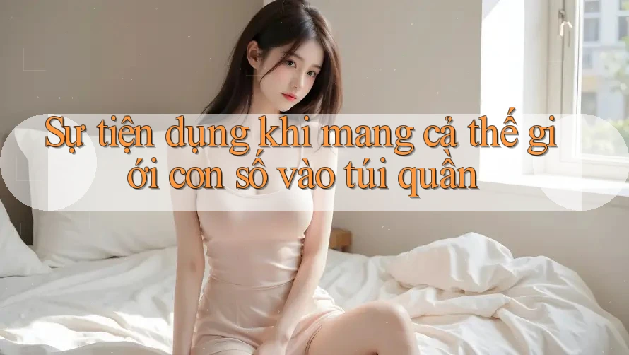 Sự tiện dụng khi mang cả thế giới con số vào túi quần Sự tiện dụng khi mang cả thế giới con số vào túi quần
