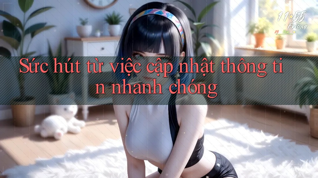 Sức hút từ việc cập nhật thông tin nhanh chóng