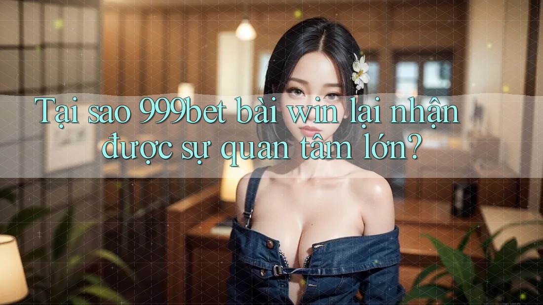 Tại sao 999bet bài win lại nhận được sự quan tâm lớn?