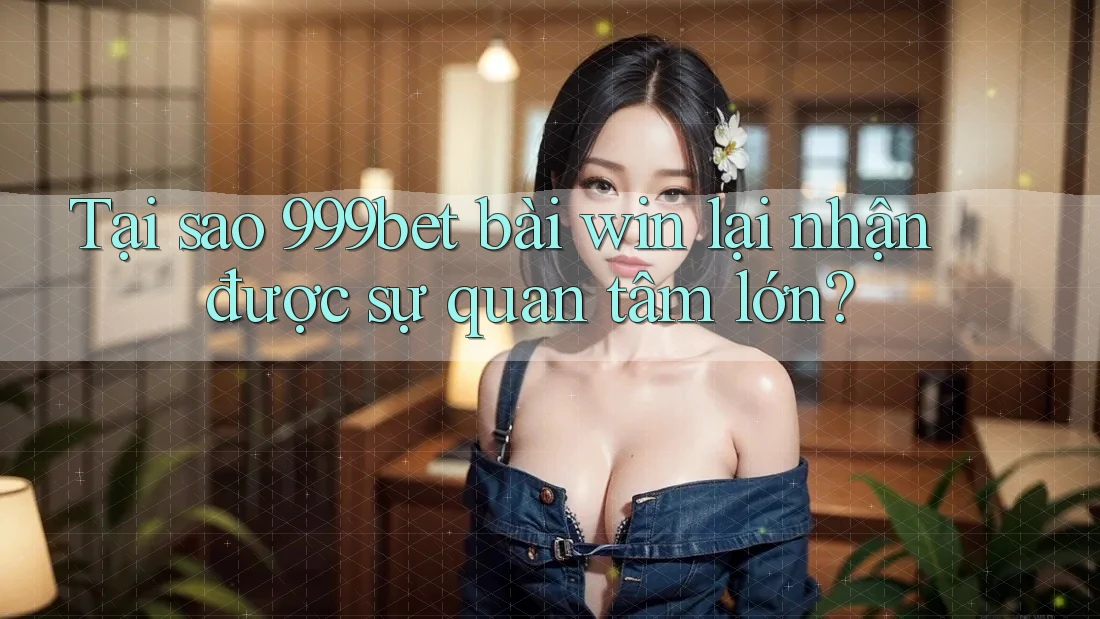 Tại sao 999bet bài win lại nhận được sự quan tâm lớn?