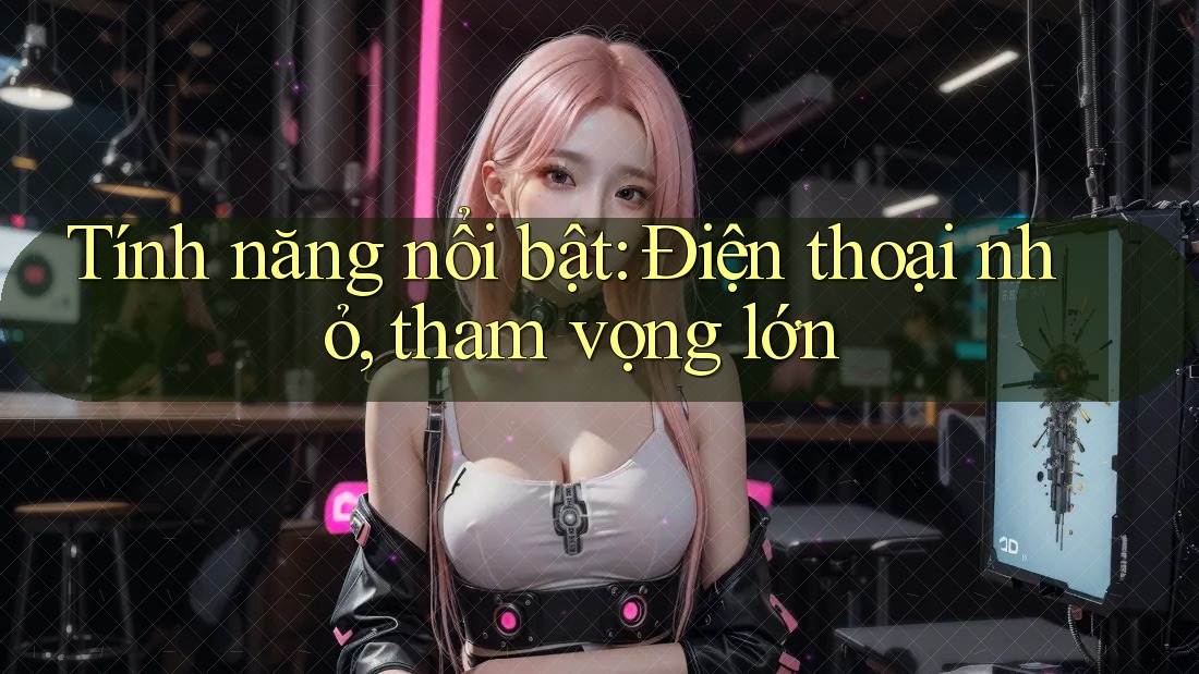 Tính năng nổi bật: Điện thoại nhỏ, tham vọng lớn