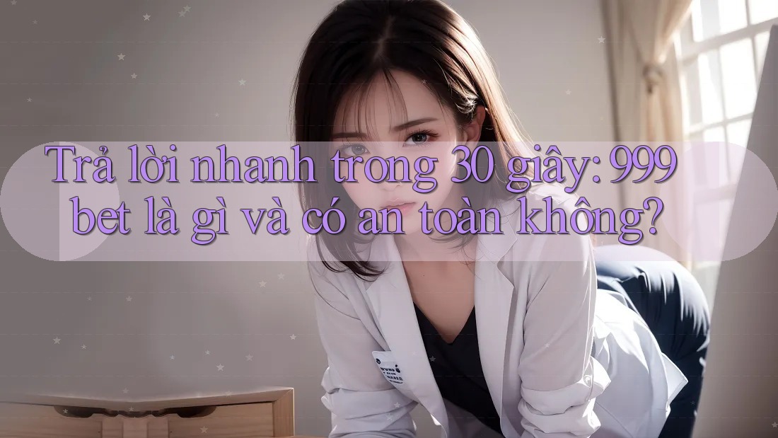 Trả lời nhanh trong 30 giây: 999bet là gì và có an toàn không?