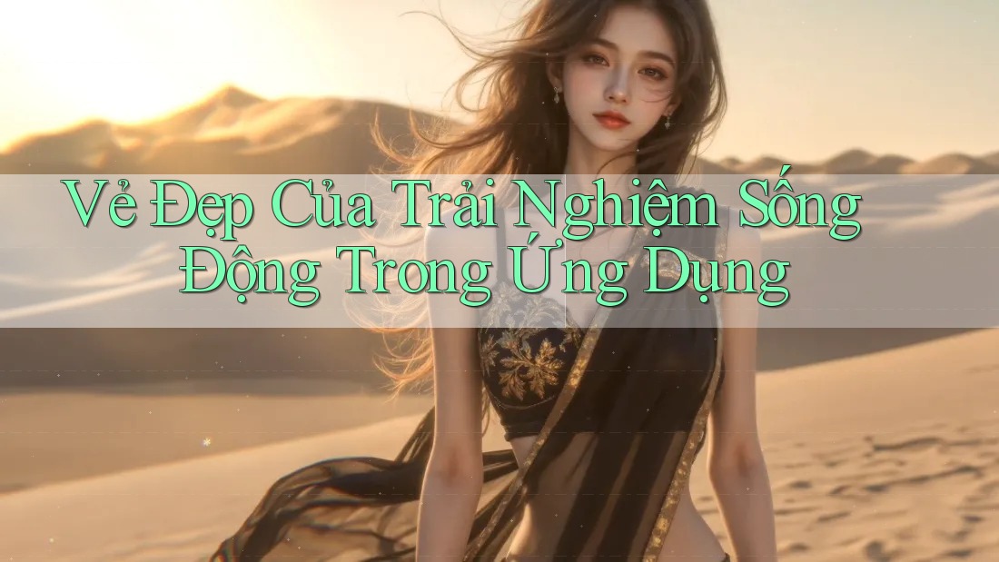 Vẻ Đẹp Của Trải Nghiệm Sống Động Trong Ứng Dụng