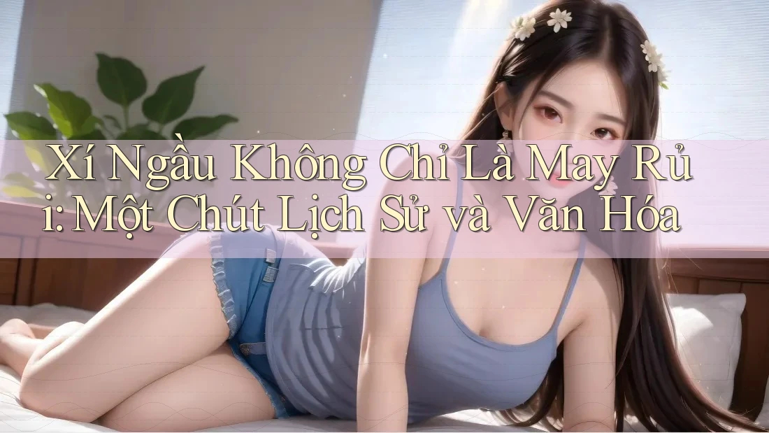 Xí Ngầu Không Chỉ Là May Rủi: Một Chút Lịch Sử và Văn Hóa
